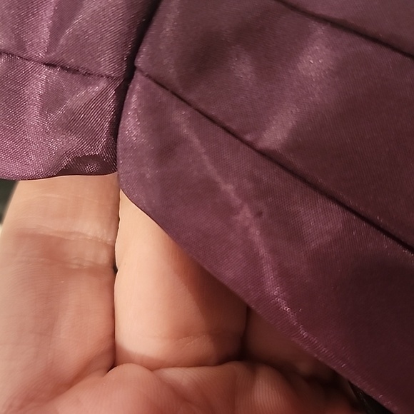 Vintage Off-The Shoulder Velour Dress S - Picture 5 of 7